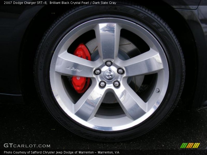 Brilliant Black Crystal Pearl / Dark Slate Gray 2007 Dodge Charger SRT-8