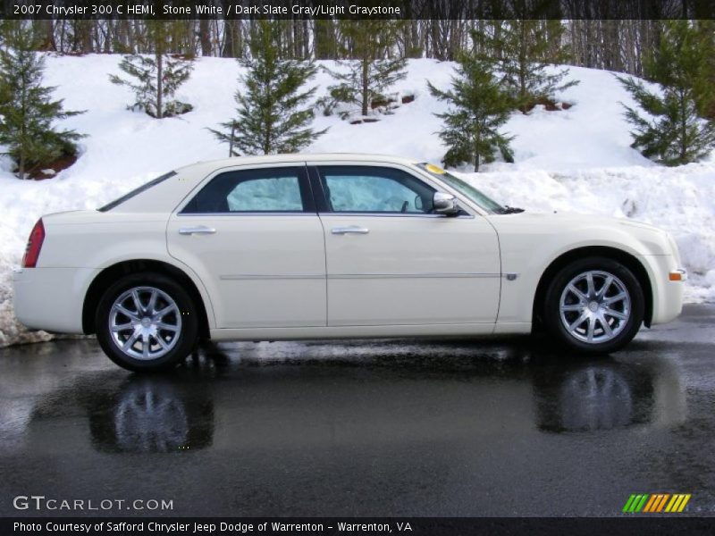 Stone White / Dark Slate Gray/Light Graystone 2007 Chrysler 300 C HEMI