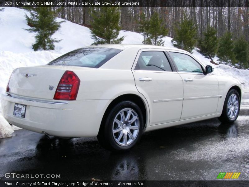 Stone White / Dark Slate Gray/Light Graystone 2007 Chrysler 300 C HEMI