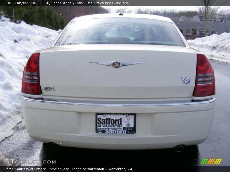 Stone White / Dark Slate Gray/Light Graystone 2007 Chrysler 300 C HEMI