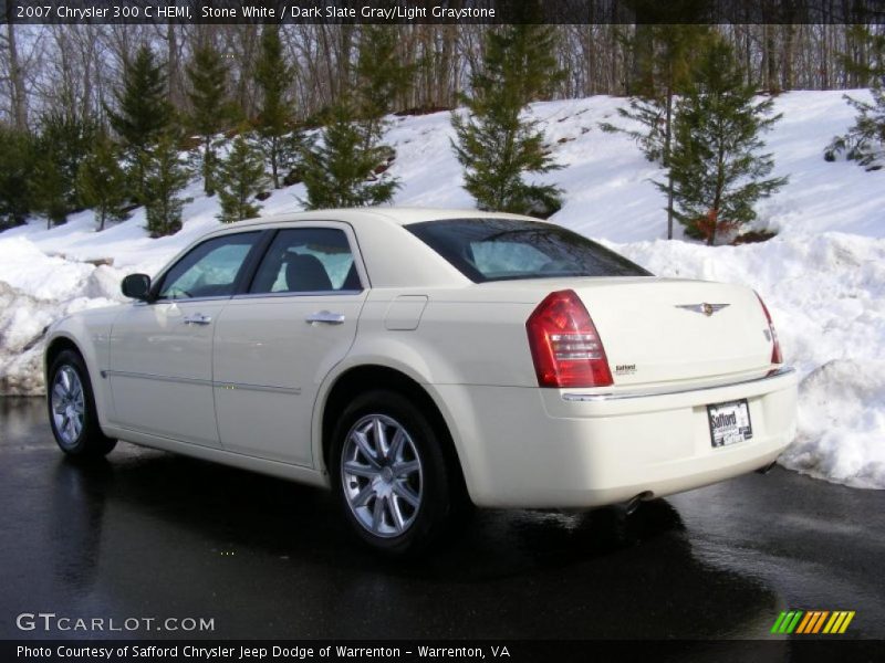 Stone White / Dark Slate Gray/Light Graystone 2007 Chrysler 300 C HEMI