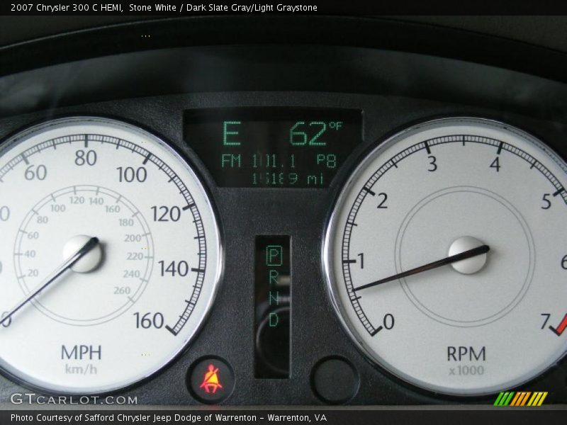 Stone White / Dark Slate Gray/Light Graystone 2007 Chrysler 300 C HEMI