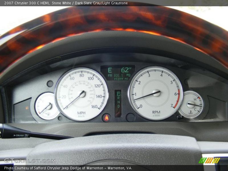 Stone White / Dark Slate Gray/Light Graystone 2007 Chrysler 300 C HEMI