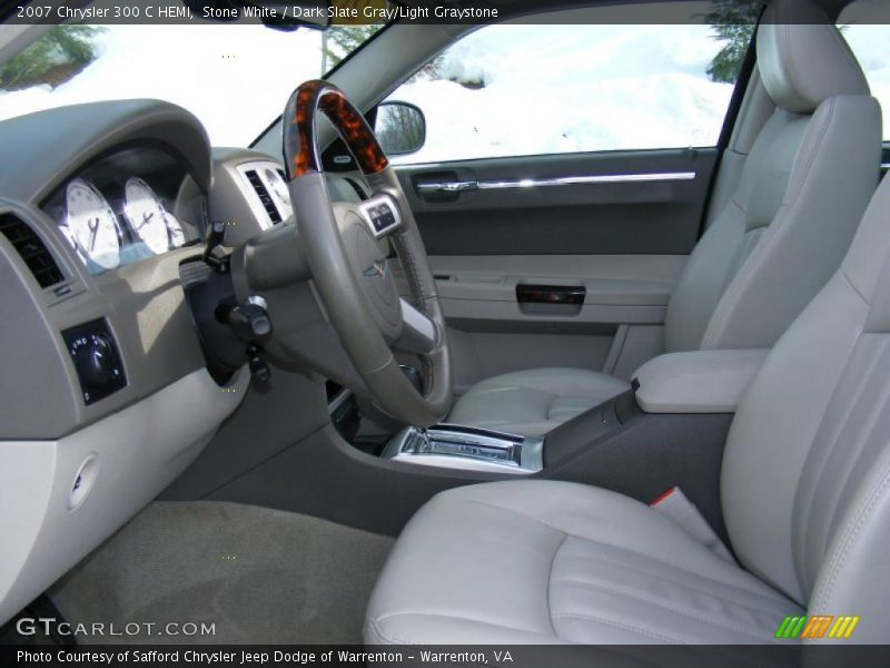 Stone White / Dark Slate Gray/Light Graystone 2007 Chrysler 300 C HEMI