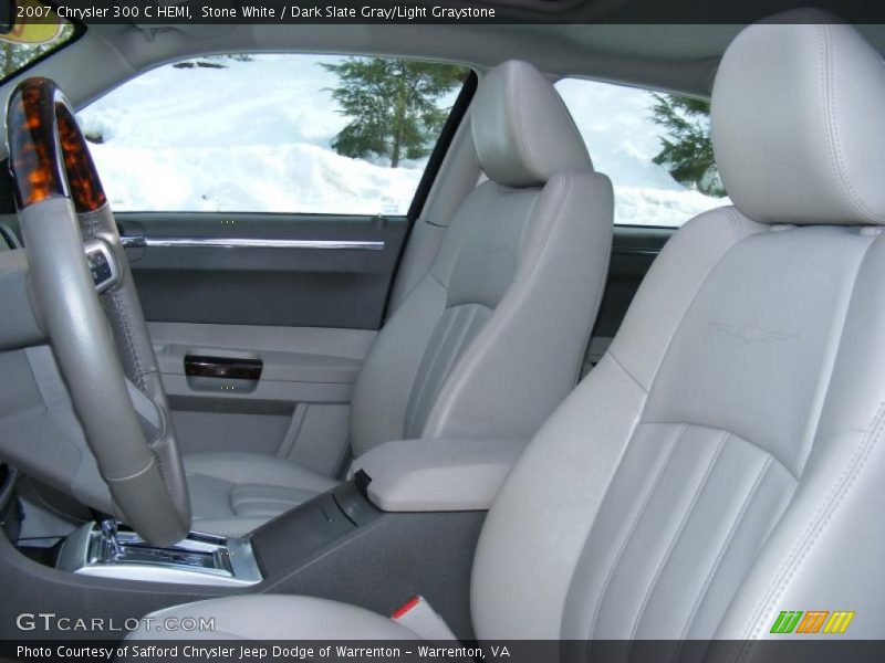 Stone White / Dark Slate Gray/Light Graystone 2007 Chrysler 300 C HEMI