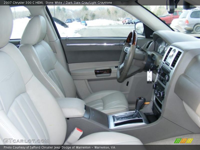 Stone White / Dark Slate Gray/Light Graystone 2007 Chrysler 300 C HEMI