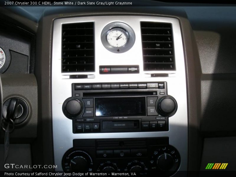 Stone White / Dark Slate Gray/Light Graystone 2007 Chrysler 300 C HEMI
