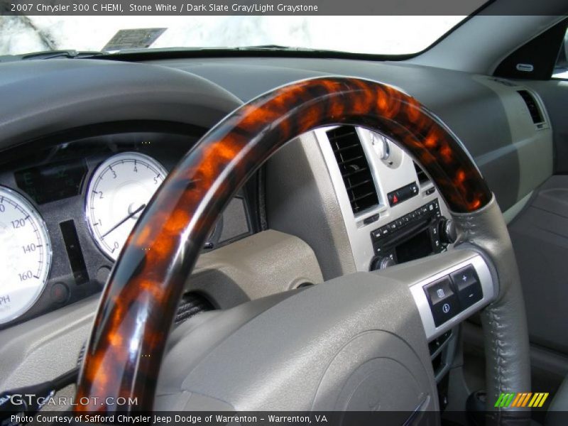 Stone White / Dark Slate Gray/Light Graystone 2007 Chrysler 300 C HEMI
