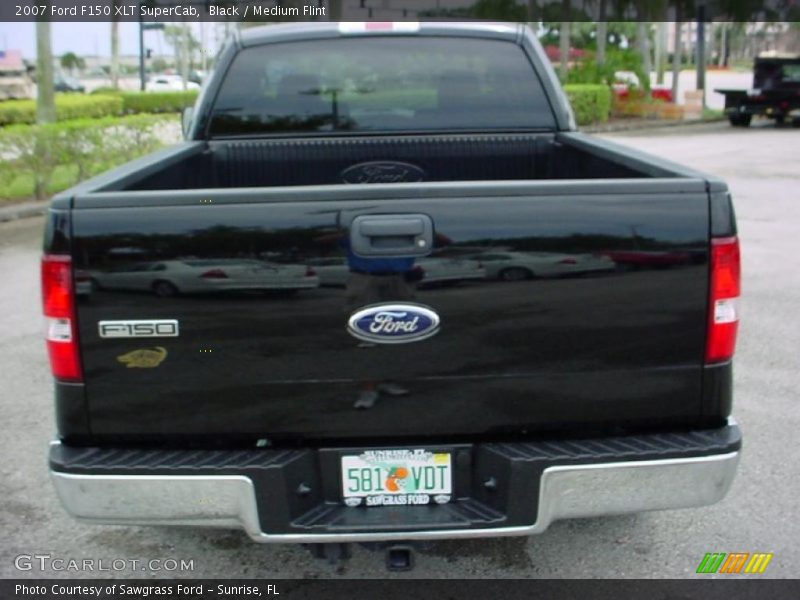 Black / Medium Flint 2007 Ford F150 XLT SuperCab