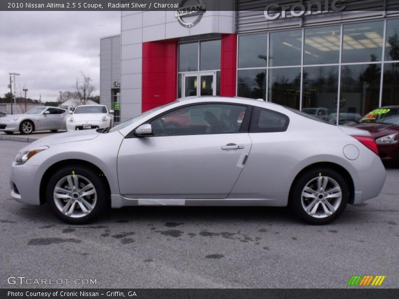 Radiant Silver / Charcoal 2010 Nissan Altima 2.5 S Coupe