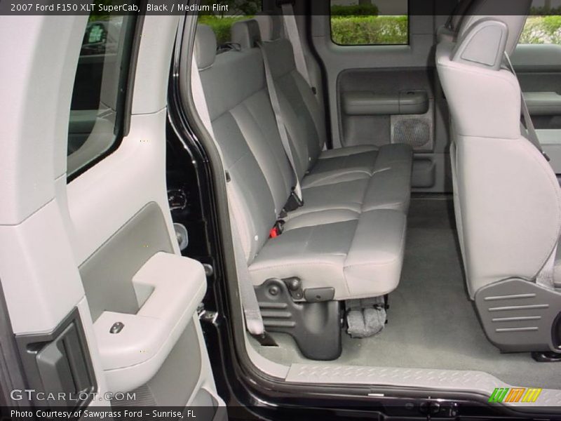 Black / Medium Flint 2007 Ford F150 XLT SuperCab