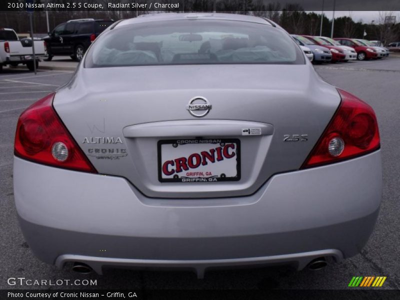 Radiant Silver / Charcoal 2010 Nissan Altima 2.5 S Coupe