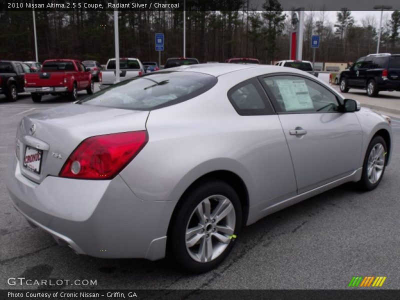 Radiant Silver / Charcoal 2010 Nissan Altima 2.5 S Coupe