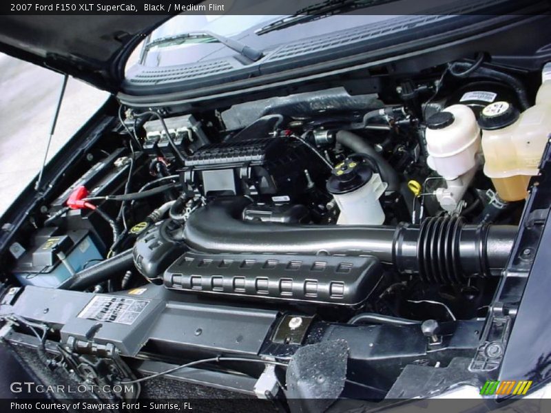 Black / Medium Flint 2007 Ford F150 XLT SuperCab