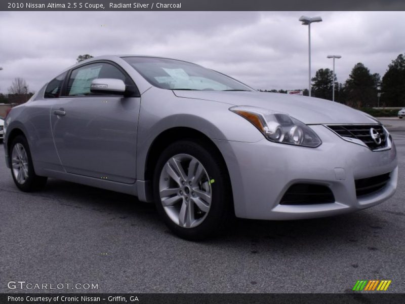 Radiant Silver / Charcoal 2010 Nissan Altima 2.5 S Coupe