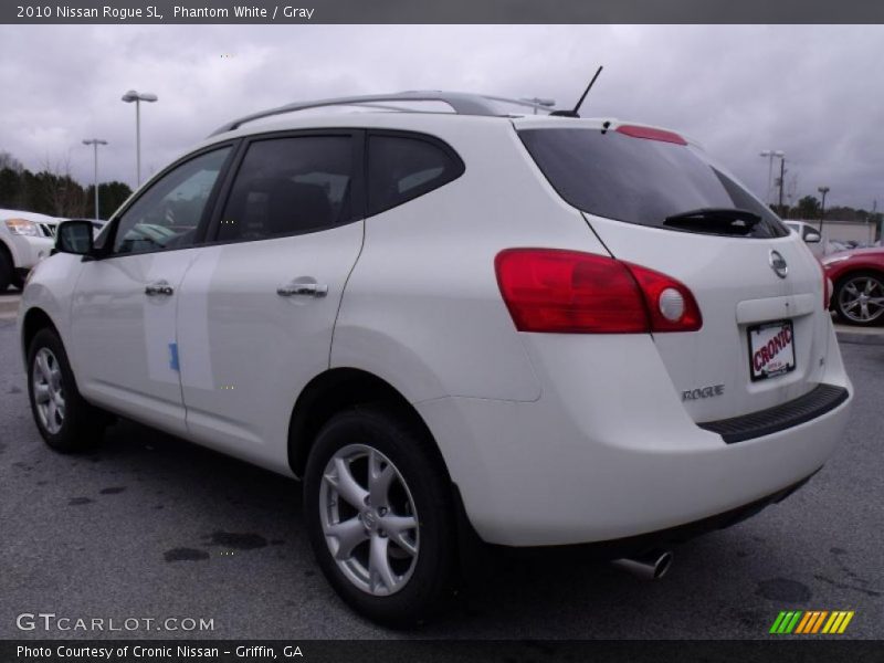Phantom White / Gray 2010 Nissan Rogue SL