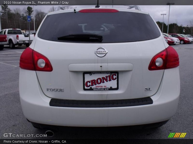 Phantom White / Gray 2010 Nissan Rogue SL