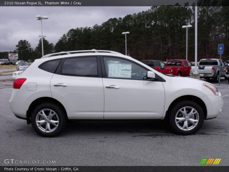 Phantom White / Gray 2010 Nissan Rogue SL