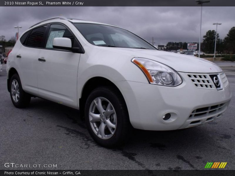 Phantom White / Gray 2010 Nissan Rogue SL