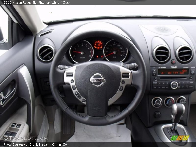 Phantom White / Gray 2010 Nissan Rogue SL