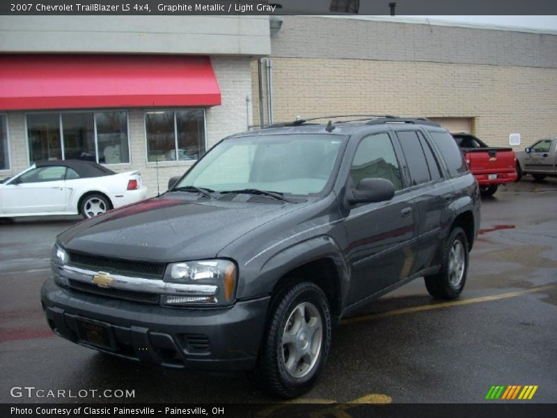Graphite Metallic / Light Gray 2007 Chevrolet TrailBlazer LS 4x4