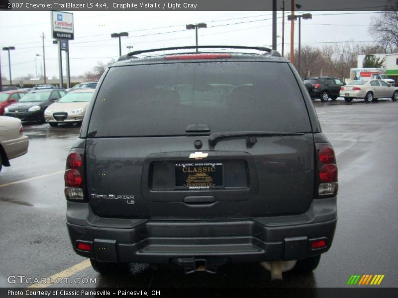 Graphite Metallic / Light Gray 2007 Chevrolet TrailBlazer LS 4x4