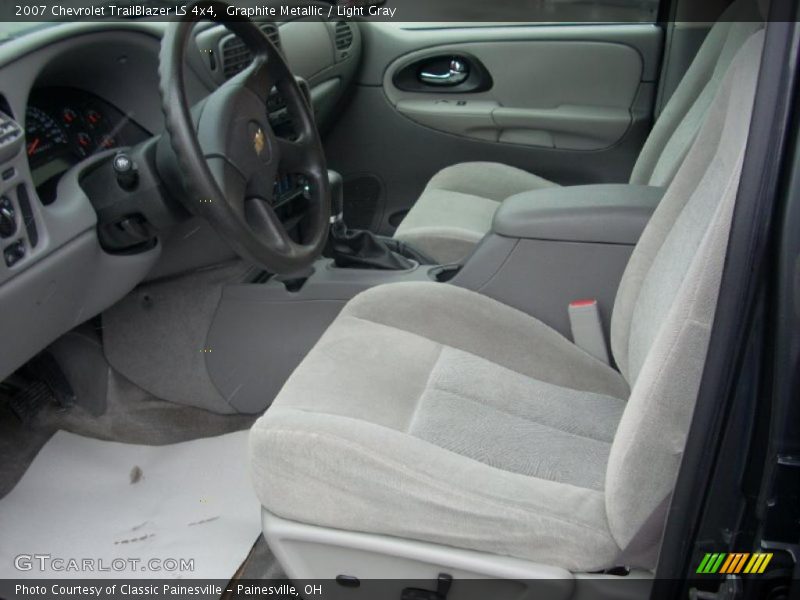 Graphite Metallic / Light Gray 2007 Chevrolet TrailBlazer LS 4x4