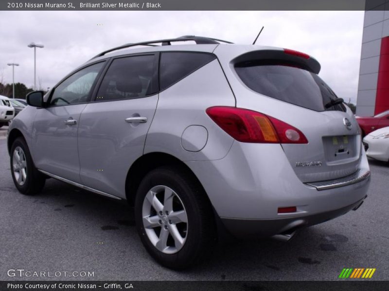 Brilliant Silver Metallic / Black 2010 Nissan Murano SL