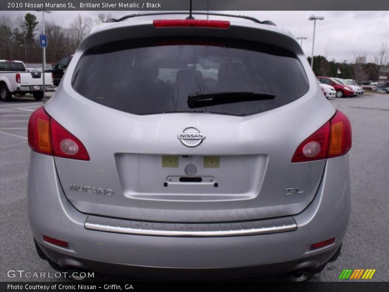 Brilliant Silver Metallic / Black 2010 Nissan Murano SL