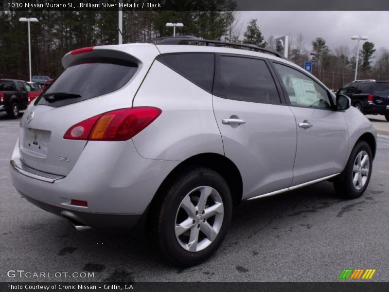 Brilliant Silver Metallic / Black 2010 Nissan Murano SL