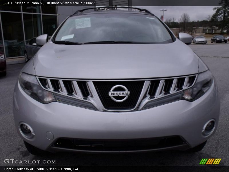 Brilliant Silver Metallic / Black 2010 Nissan Murano SL