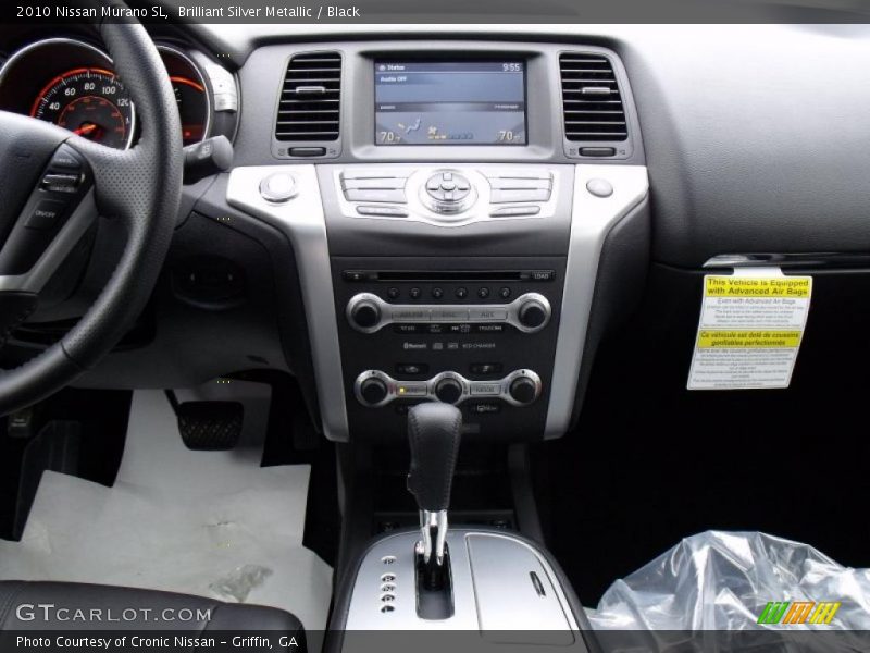 Brilliant Silver Metallic / Black 2010 Nissan Murano SL