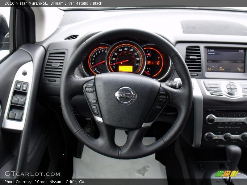 Brilliant Silver Metallic / Black 2010 Nissan Murano SL