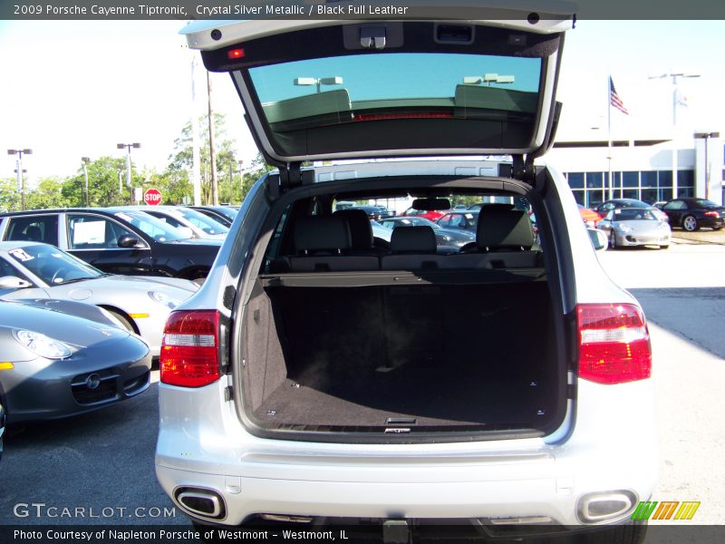 Crystal Silver Metallic / Black Full Leather 2009 Porsche Cayenne Tiptronic