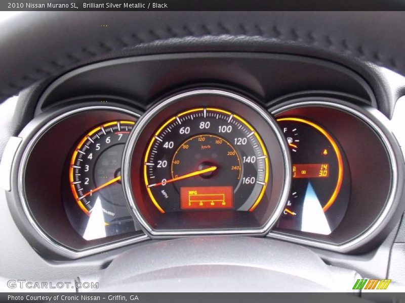 Brilliant Silver Metallic / Black 2010 Nissan Murano SL