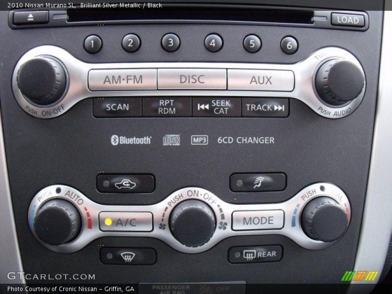 Brilliant Silver Metallic / Black 2010 Nissan Murano SL