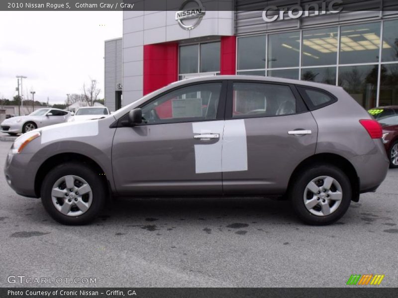Gotham Gray / Gray 2010 Nissan Rogue S
