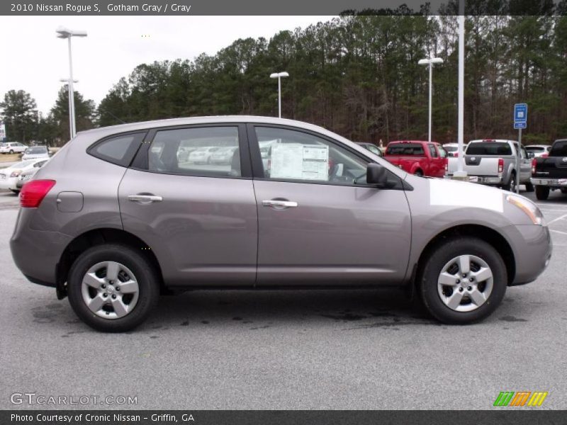Gotham Gray / Gray 2010 Nissan Rogue S