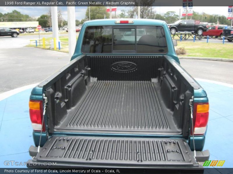 Pacific Green Metallic / Medium Graphite 1998 Ford Ranger XL Regular Cab