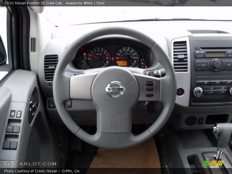 Avalanche White / Steel 2010 Nissan Frontier SE Crew Cab