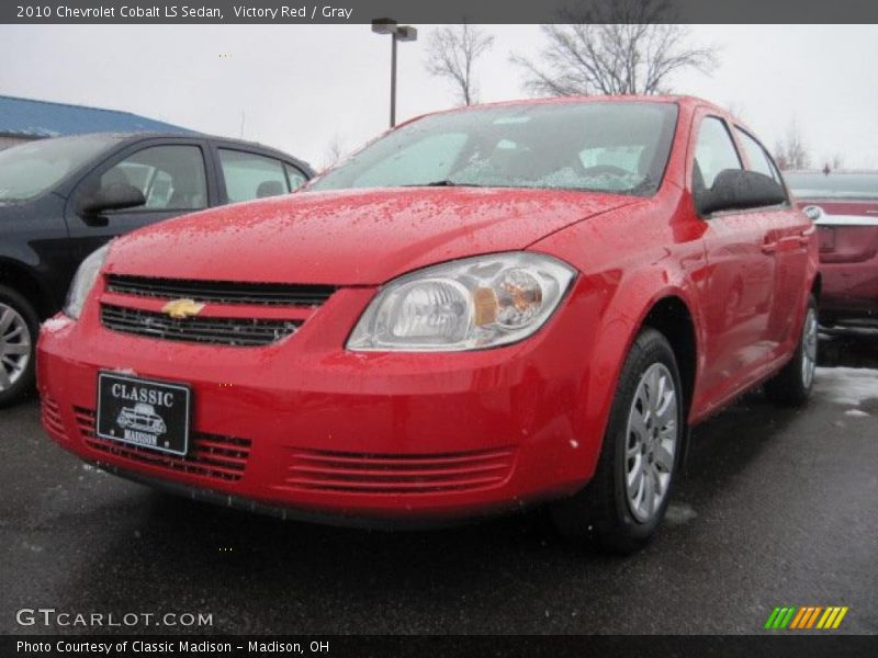 Victory Red / Gray 2010 Chevrolet Cobalt LS Sedan