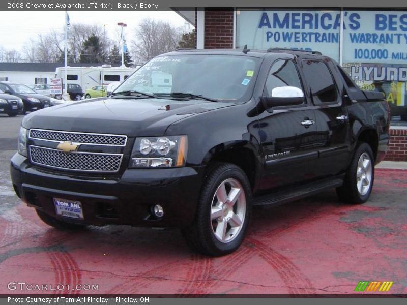 Black / Ebony 2008 Chevrolet Avalanche LTZ 4x4