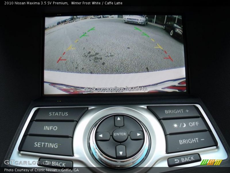 Winter Frost White / Caffe Latte 2010 Nissan Maxima 3.5 SV Premium