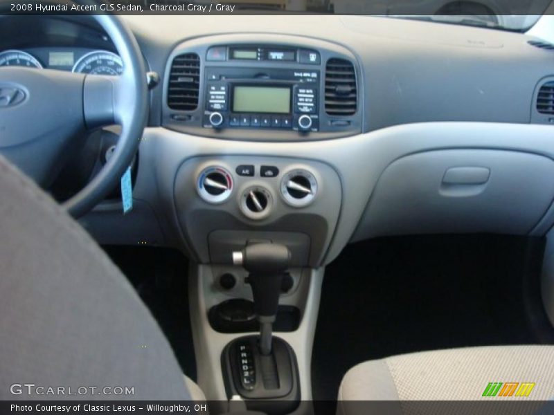 Charcoal Gray / Gray 2008 Hyundai Accent GLS Sedan