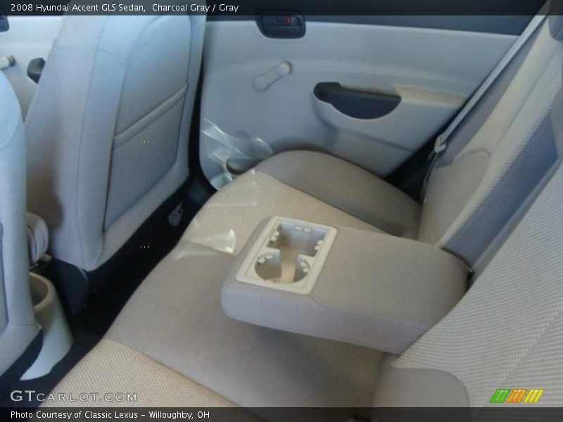 Charcoal Gray / Gray 2008 Hyundai Accent GLS Sedan