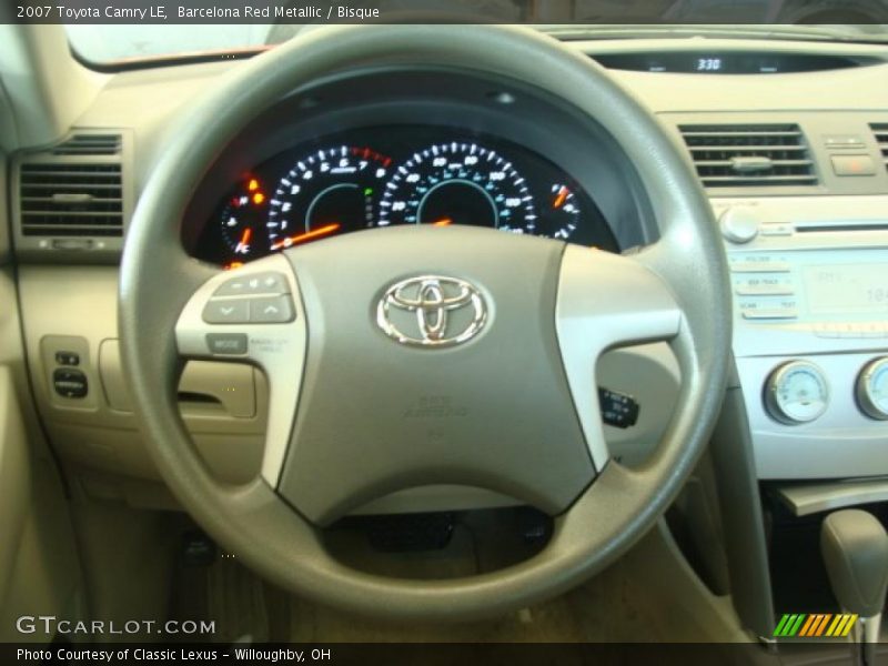 Barcelona Red Metallic / Bisque 2007 Toyota Camry LE