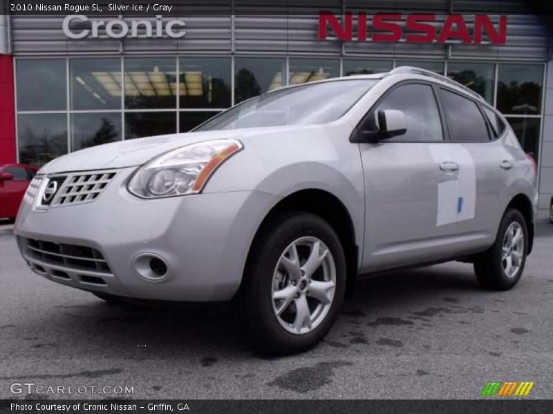 Silver Ice / Gray 2010 Nissan Rogue SL