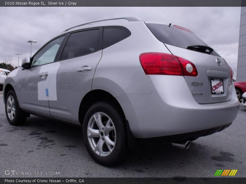 Silver Ice / Gray 2010 Nissan Rogue SL