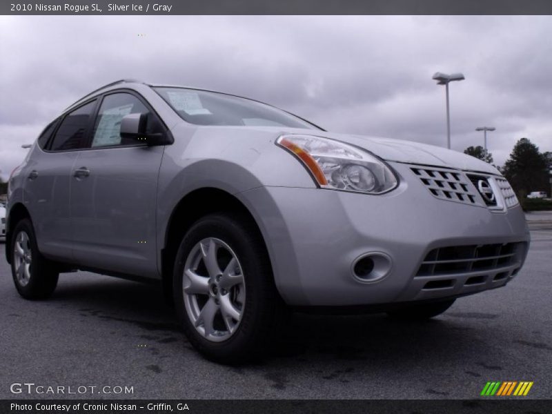 Silver Ice / Gray 2010 Nissan Rogue SL