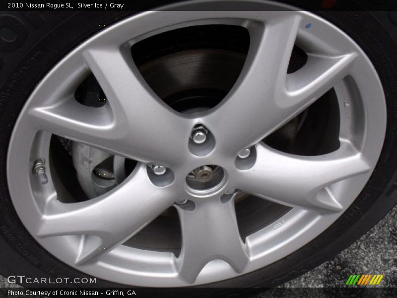 Silver Ice / Gray 2010 Nissan Rogue SL